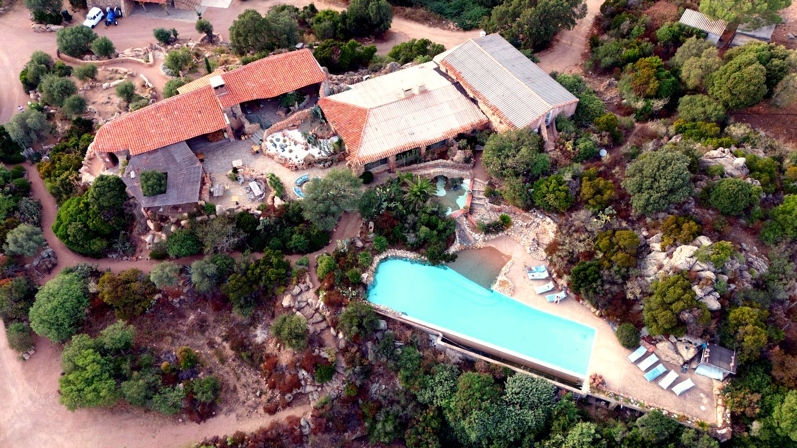 Le domaine vu du ciel